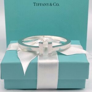 Tiffany & Co T Square Bracelet Sterling Silver 925 Medium Men Ladies Unisex Gift